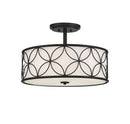 Four Light Semi-Flush Mount<br /><span style="color:#4AB0CE;">Entrega: 4-10 dias en USA</span><br /><span style="color:#4AB0CE;font-size:60%;">PREGUNTE POR ENTREGA EN PANAMA</span><br />Collection: Reid<br />Finish: Matte Black