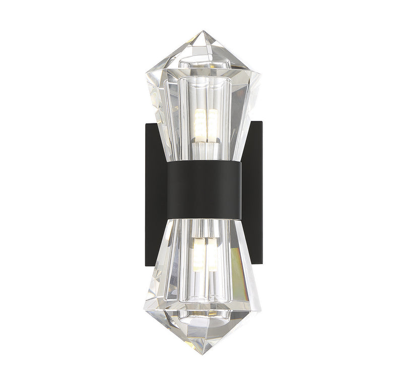 LED Wall Sconce<br /><span style="color:#4AB0CE;">Entrega: 4-10 dias en USA</span><br /><span style="color:#4AB0CE;font-size:60%;">PREGUNTE POR ENTREGA EN PANAMA</span><br />Collection: Dryden<br />Finish: Matte Black