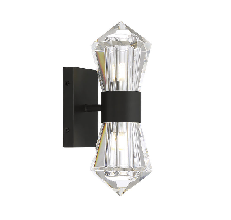 LED Wall Sconce<br /><span style="color:#4AB0CE;">Entrega: 4-10 dias en USA</span><br /><span style="color:#4AB0CE;font-size:60%;">PREGUNTE POR ENTREGA EN PANAMA</span><br />Collection: Dryden<br />Finish: Matte Black