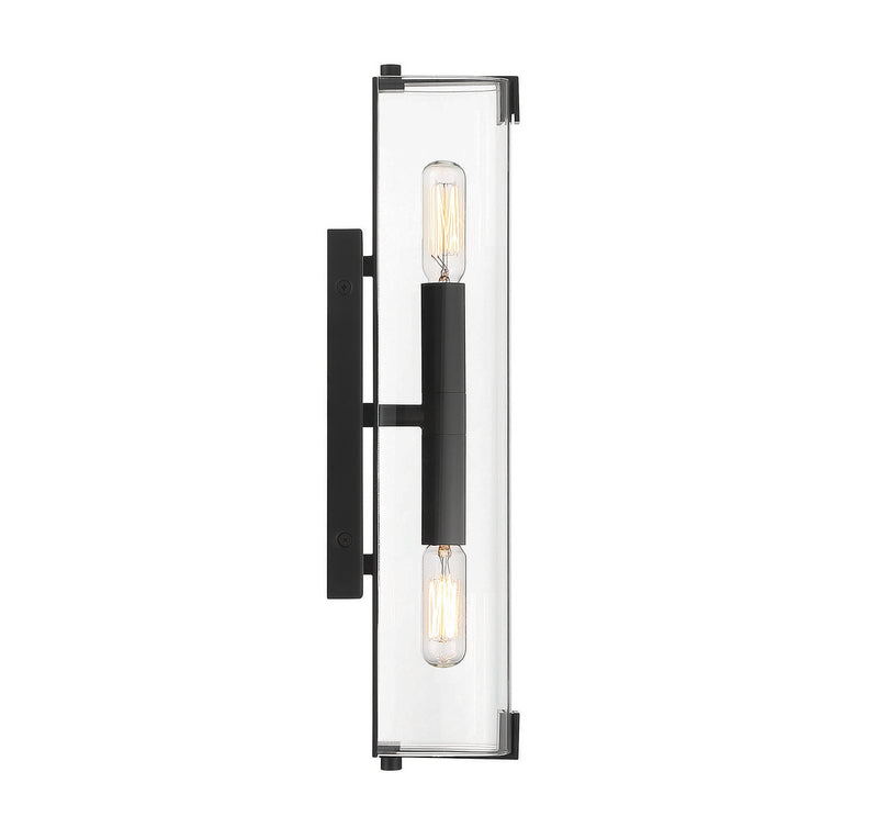 Savoy House - 9-9771-2-89 - Two Light Wall Sconce - Winfield - Matte Black