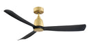52"Ceiling Fan<br /><span style="color:#4AB0CE;">Entrega: 4-10 dias en USA</span><br /><span style="color:#4AB0CE;font-size:60%;">PREGUNTE POR ENTREGA EN PANAMA</span><br />Collection: Kute 52<br />Finish: Brushed satin Brass