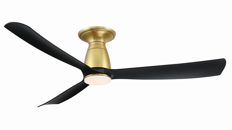 Fanimation - FPD8547BSBL - 44"Ceiling Fan - Kute 44 - Brushed Satin Brass