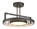 Metropolitan - N7524-716-L - LED Convertible Semi Flush / Pendant - Tribeca - Smoked Iron And Soft Brass