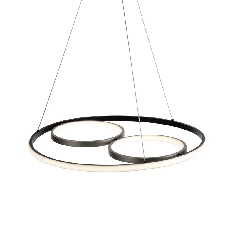LED Pendant<br /><span style="color:#4AB0CE;">Entrega: 4-10 dias en USA</span><br /><span style="color:#4AB0CE;font-size:60%;">PREGUNTE POR ENTREGA EN PANAMA</span><br />Collection: Gemini<br />Finish: Black, Nickel
