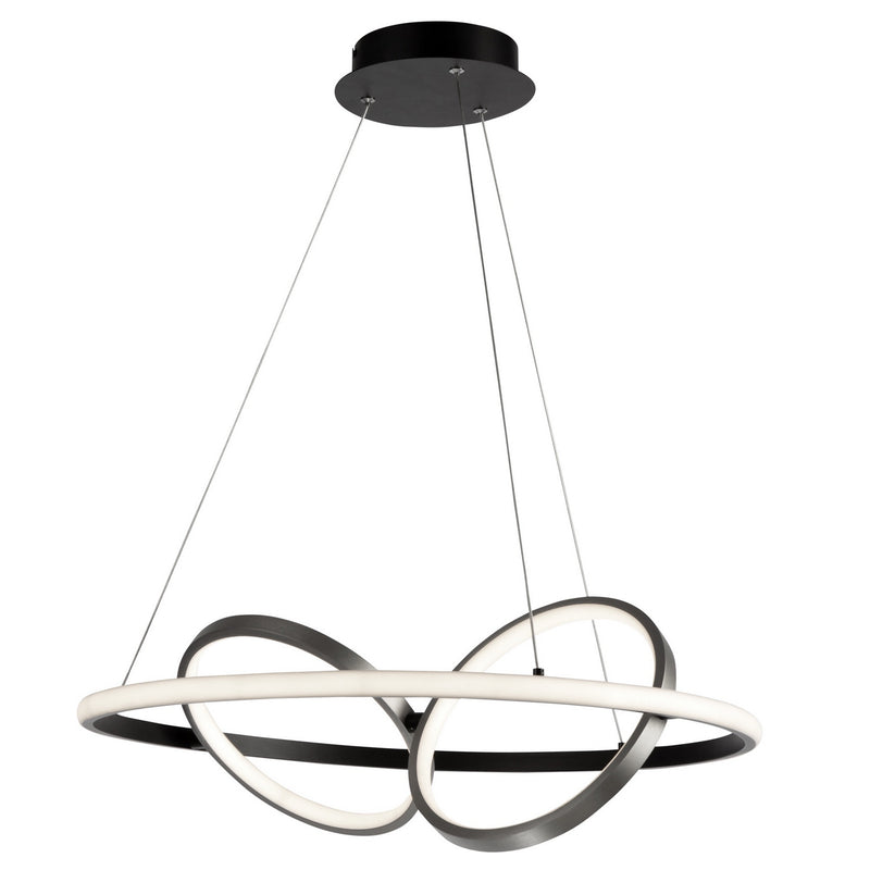 LED Pendant<br /><span style="color:#4AB0CE;">Entrega: 4-10 dias en USA</span><br /><span style="color:#4AB0CE;font-size:60%;">PREGUNTE POR ENTREGA EN PANAMA</span><br />Collection: Gemini<br />Finish: Black, Nickel