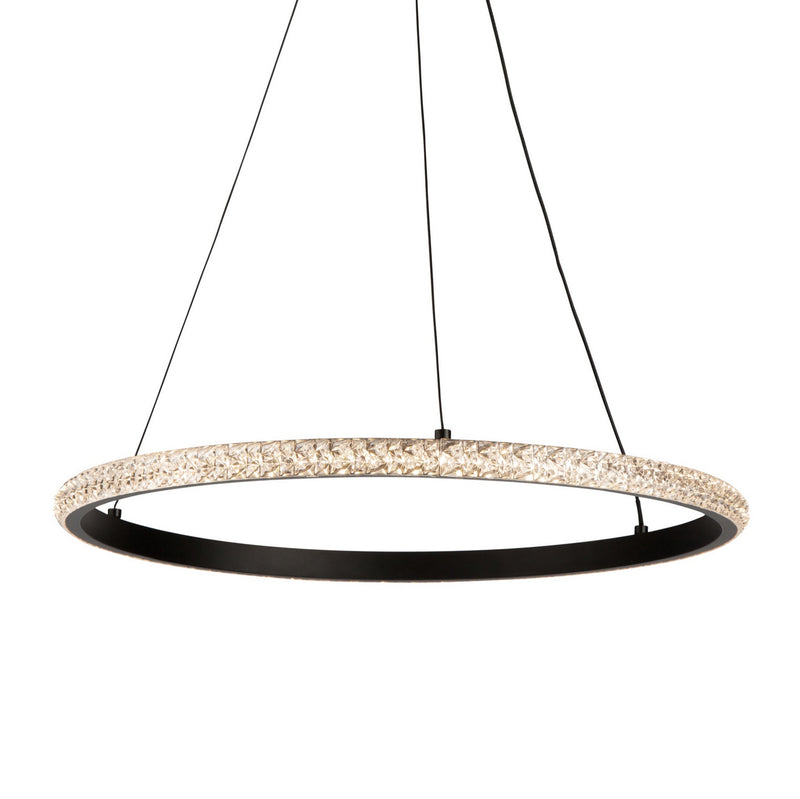 LED Pendant<br /><span style="color:#4AB0CE;">Entrega: 4-10 dias en USA</span><br /><span style="color:#4AB0CE;font-size:60%;">PREGUNTE POR ENTREGA EN PANAMA</span><br />Collection: Nova<br />Finish: Black