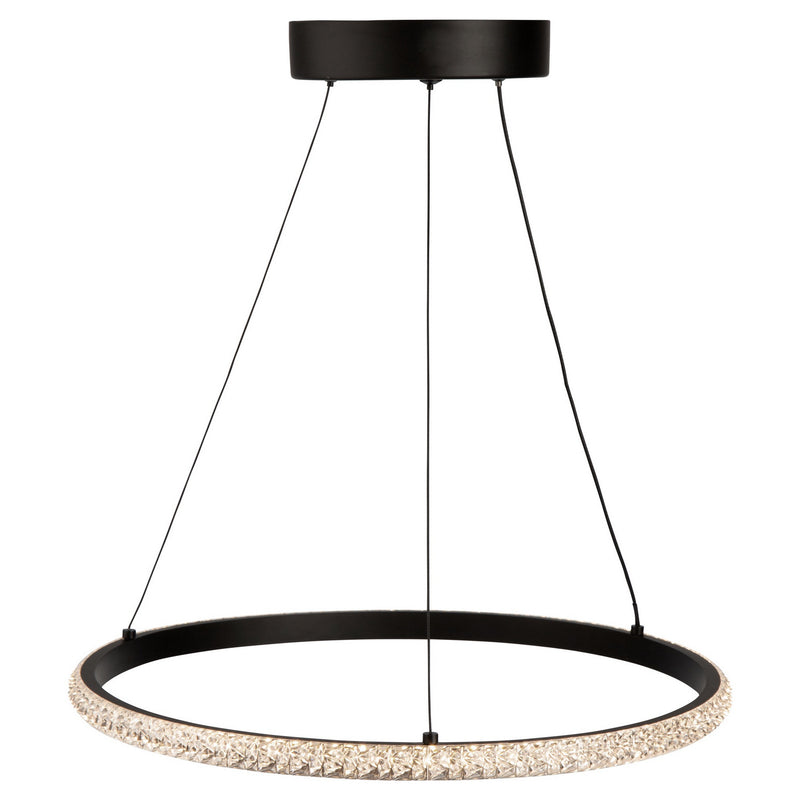 LED Pendant<br /><span style="color:#4AB0CE;">Entrega: 4-10 dias en USA</span><br /><span style="color:#4AB0CE;font-size:60%;">PREGUNTE POR ENTREGA EN PANAMA</span><br />Collection: Nova<br />Finish: Black