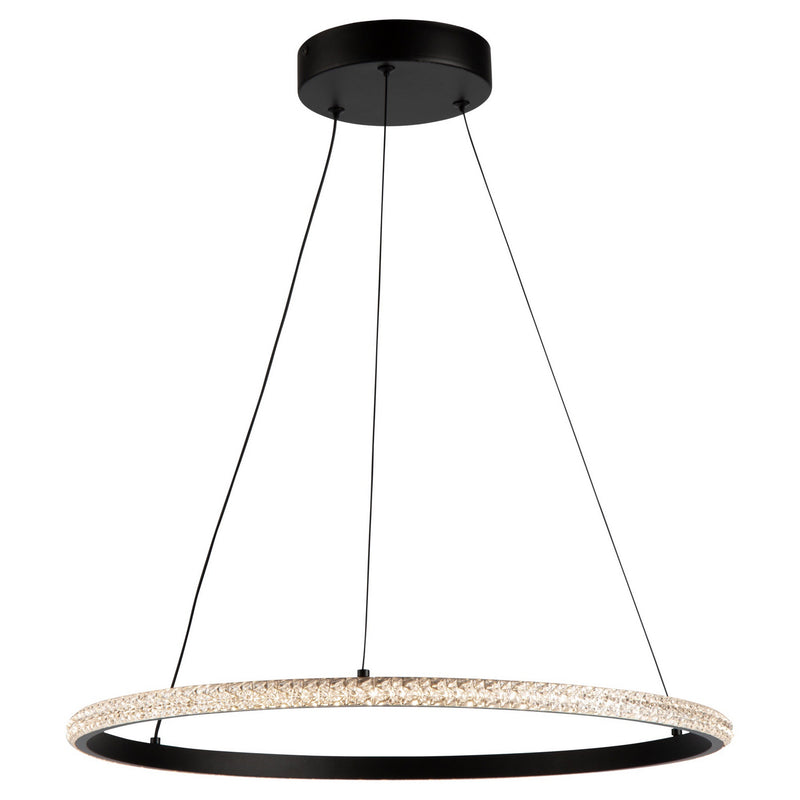 LED Pendant<br /><span style="color:#4AB0CE;">Entrega: 4-10 dias en USA</span><br /><span style="color:#4AB0CE;font-size:60%;">PREGUNTE POR ENTREGA EN PANAMA</span><br />Collection: Nova<br />Finish: Black