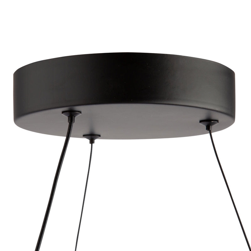 LED Pendant<br /><span style="color:#4AB0CE;">Entrega: 4-10 dias en USA</span><br /><span style="color:#4AB0CE;font-size:60%;">PREGUNTE POR ENTREGA EN PANAMA</span><br />Collection: Nova<br />Finish: Black