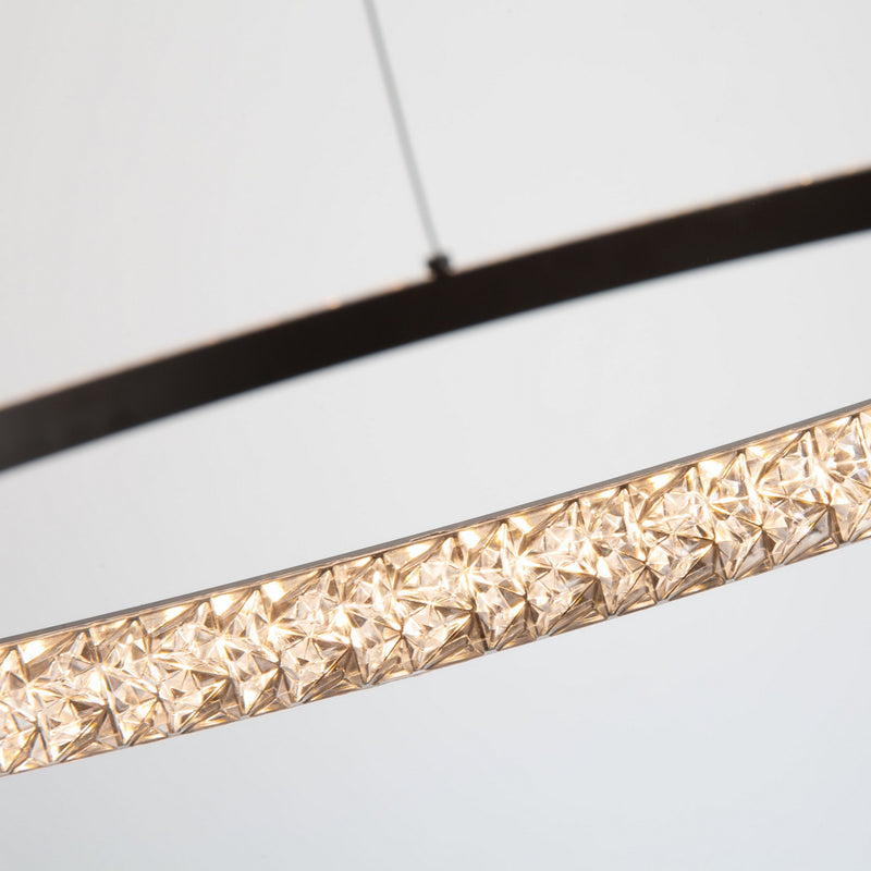 LED Pendant<br /><span style="color:#4AB0CE;">Entrega: 4-10 dias en USA</span><br /><span style="color:#4AB0CE;font-size:60%;">PREGUNTE POR ENTREGA EN PANAMA</span><br />Collection: Nova<br />Finish: Black