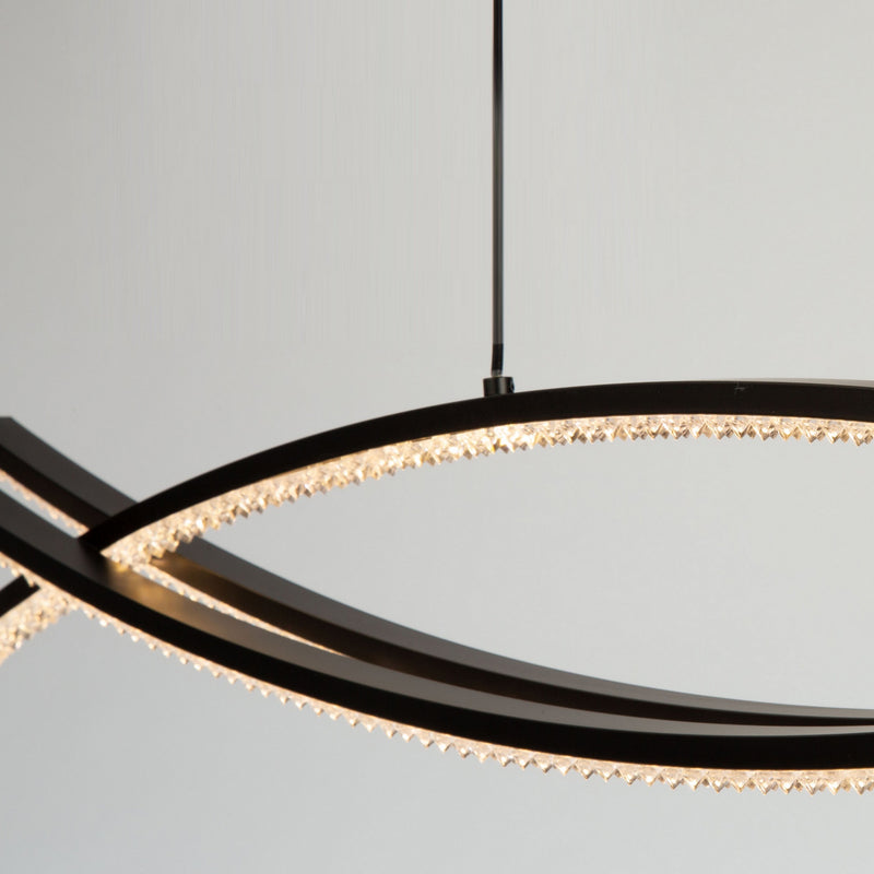 Artcraft Canada - AC6713BK - LED Island Pendant - Nova - Black
