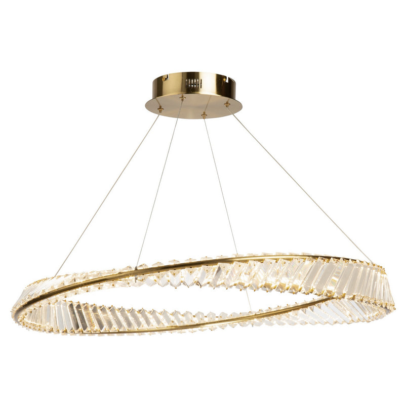 LED Pendant<br /><span style="color:#4AB0CE;">Entrega: 4-10 dias en USA</span><br /><span style="color:#4AB0CE;font-size:60%;">PREGUNTE POR ENTREGA EN PANAMA</span><br />Collection: Stella<br />Finish: Brushed Brass