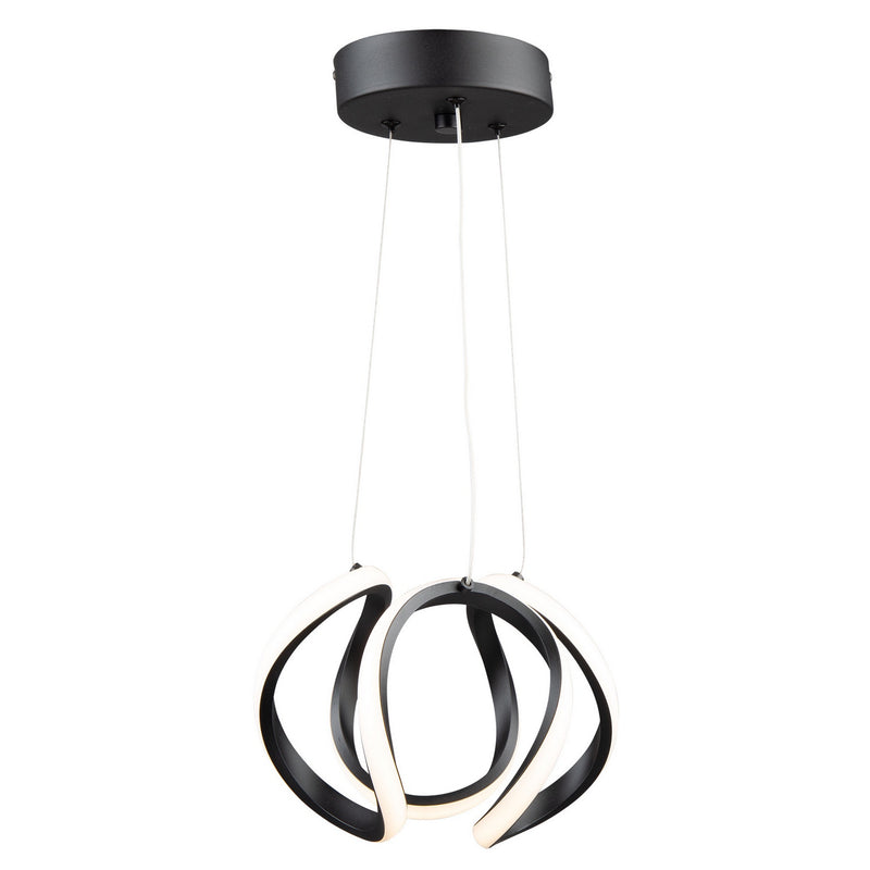 LED Pendant<br /><span style="color:#4AB0CE;">Entrega: 4-10 dias en USA</span><br /><span style="color:#4AB0CE;font-size:60%;">PREGUNTE POR ENTREGA EN PANAMA</span><br />Collection: Mira<br />Finish: Black