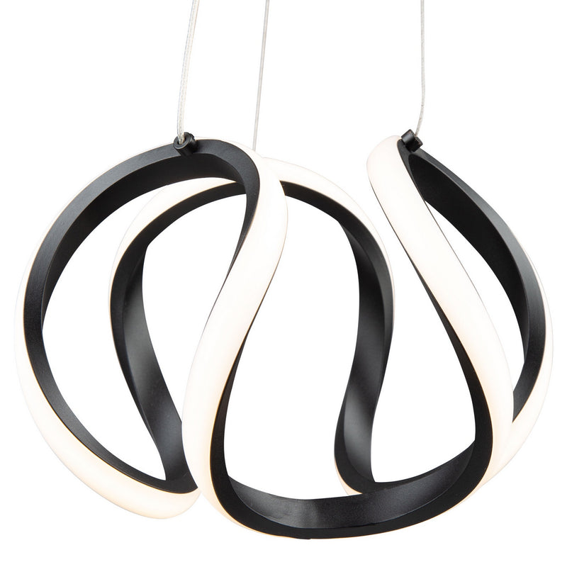 Artcraft Canada - AC7637BK - LED Pendant - Mira - Black