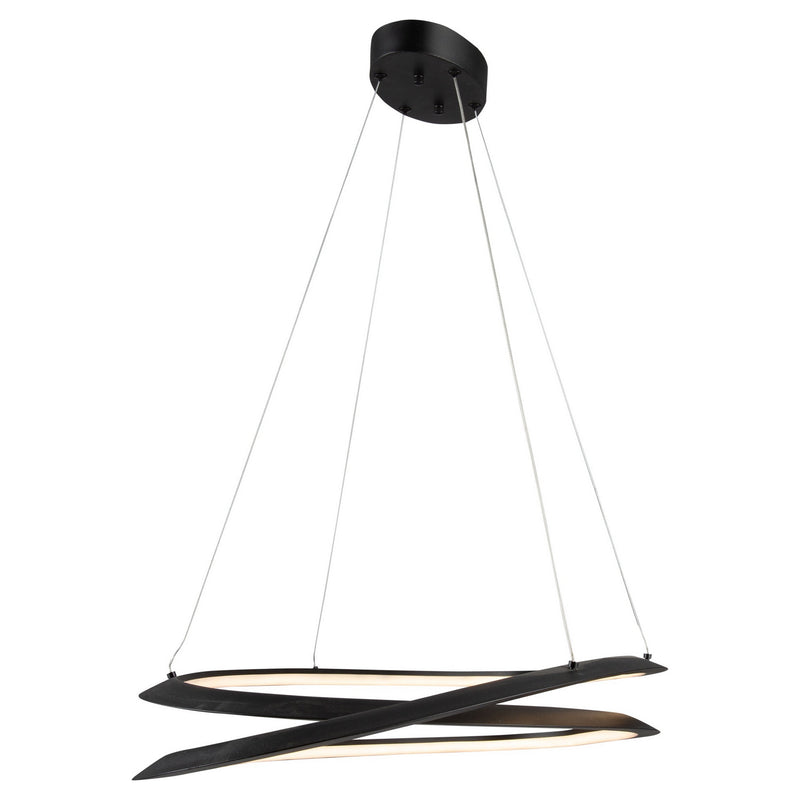 LED Pendant<br /><span style="color:#4AB0CE;">Entrega: 4-10 dias en USA</span><br /><span style="color:#4AB0CE;font-size:60%;">PREGUNTE POR ENTREGA EN PANAMA</span><br />Collection: Ara<br />Finish: Black