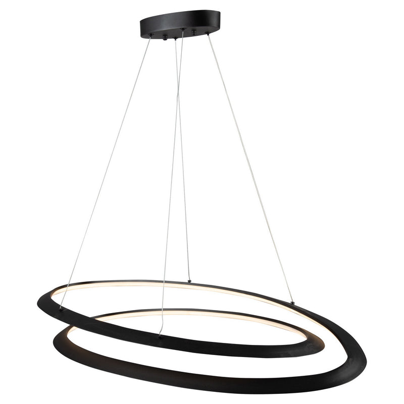 LED Pendant<br /><span style="color:#4AB0CE;">Entrega: 4-10 dias en USA</span><br /><span style="color:#4AB0CE;font-size:60%;">PREGUNTE POR ENTREGA EN PANAMA</span><br />Collection: Ara<br />Finish: Black