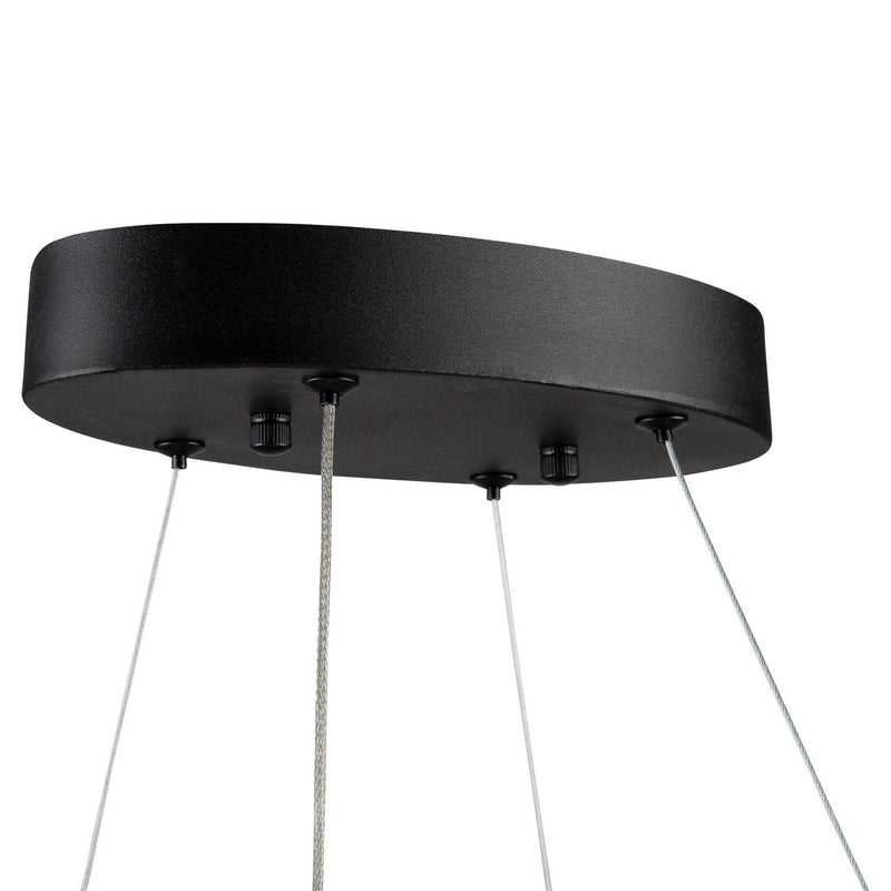 LED Pendant<br /><span style="color:#4AB0CE;">Entrega: 4-10 dias en USA</span><br /><span style="color:#4AB0CE;font-size:60%;">PREGUNTE POR ENTREGA EN PANAMA</span><br />Collection: Ara<br />Finish: Black