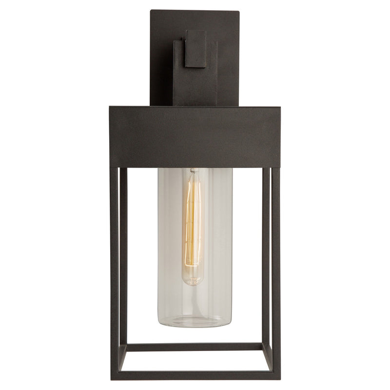 One Light Outdoor Wall Mount<br /><span style="color:#4AB0CE;">Entrega: 4-10 dias en USA</span><br /><span style="color:#4AB0CE;font-size:60%;">PREGUNTE POR ENTREGA EN PANAMA</span><br />Collection: Weybridge<br />Finish: Black