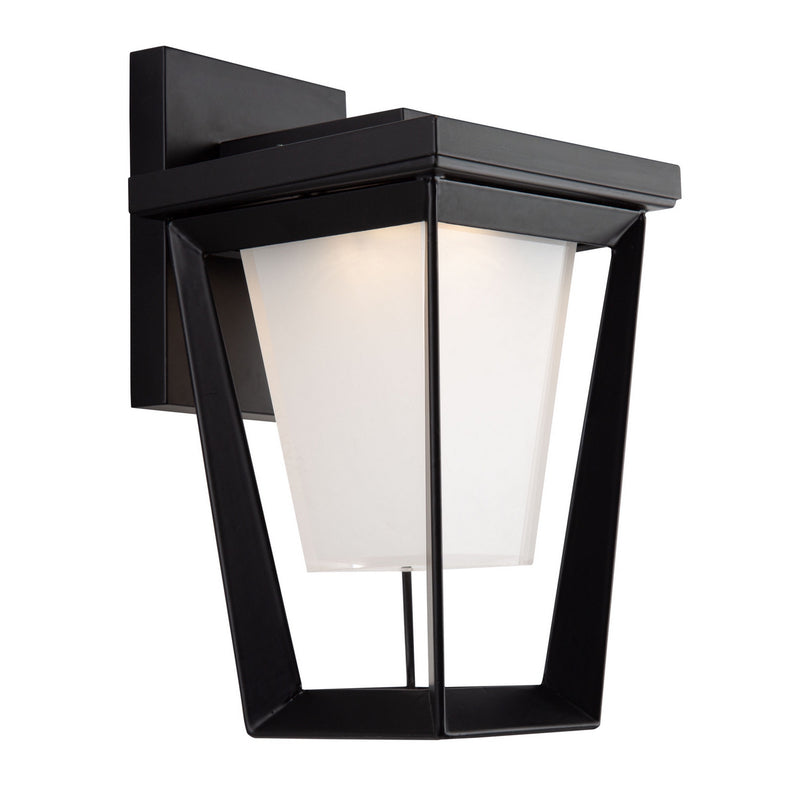 LED Outdoor Wall Mount<br /><span style="color:#4AB0CE;">Entrega: 4-10 dias en USA</span><br /><span style="color:#4AB0CE;font-size:60%;">PREGUNTE POR ENTREGA EN PANAMA</span><br />Collection: Waterbury<br />Finish: Black