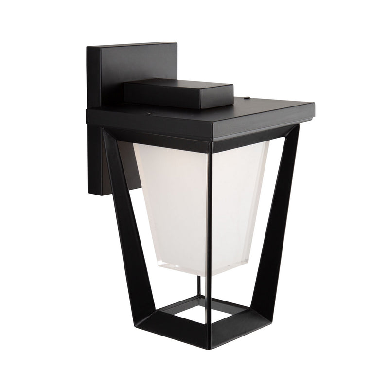 LED Outdoor Wall Mount<br /><span style="color:#4AB0CE;">Entrega: 4-10 dias en USA</span><br /><span style="color:#4AB0CE;font-size:60%;">PREGUNTE POR ENTREGA EN PANAMA</span><br />Collection: Waterbury<br />Finish: Black