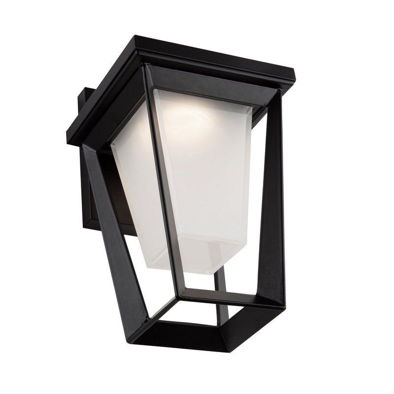 LED Outdoor Wall Mount<br /><span style="color:#4AB0CE;">Entrega: 4-10 dias en USA</span><br /><span style="color:#4AB0CE;font-size:60%;">PREGUNTE POR ENTREGA EN PANAMA</span><br />Collection: Waterbury<br />Finish: Black