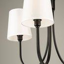 Three Light Chandelier<br /><span style="color:#4AB0CE;">Entrega: 4-10 dias en USA</span><br /><span style="color:#4AB0CE;font-size:60%;">PREGUNTE POR ENTREGA EN PANAMA</span><br />Collection: Rhythm<br />Finish: Black