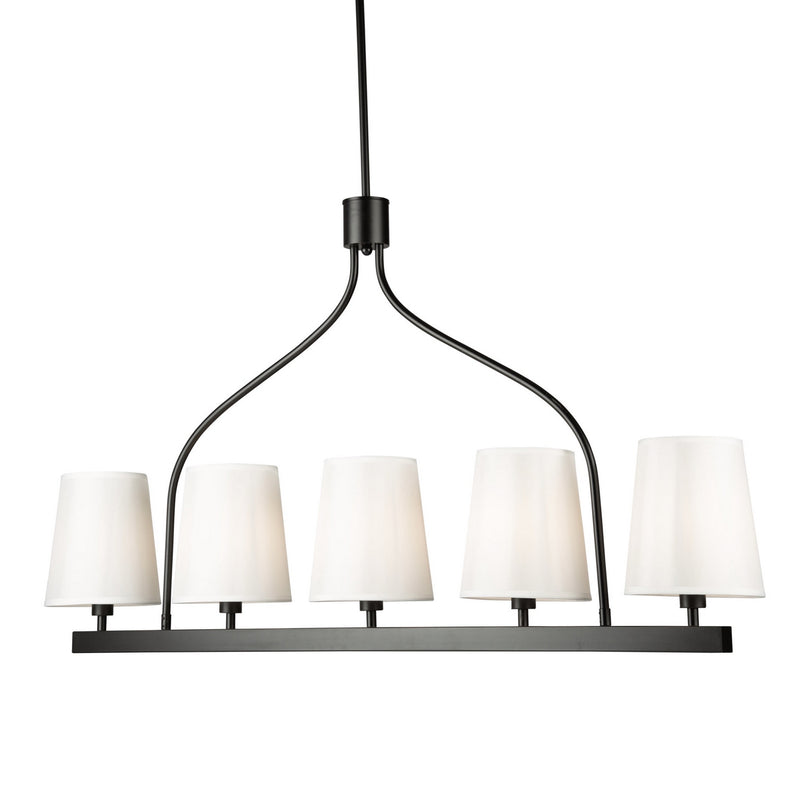 Five Light Island Pendant<br /><span style="color:#4AB0CE;">Entrega: 4-10 dias en USA</span><br /><span style="color:#4AB0CE;font-size:60%;">PREGUNTE POR ENTREGA EN PANAMA</span><br />Collection: Rhythm<br />Finish: Black