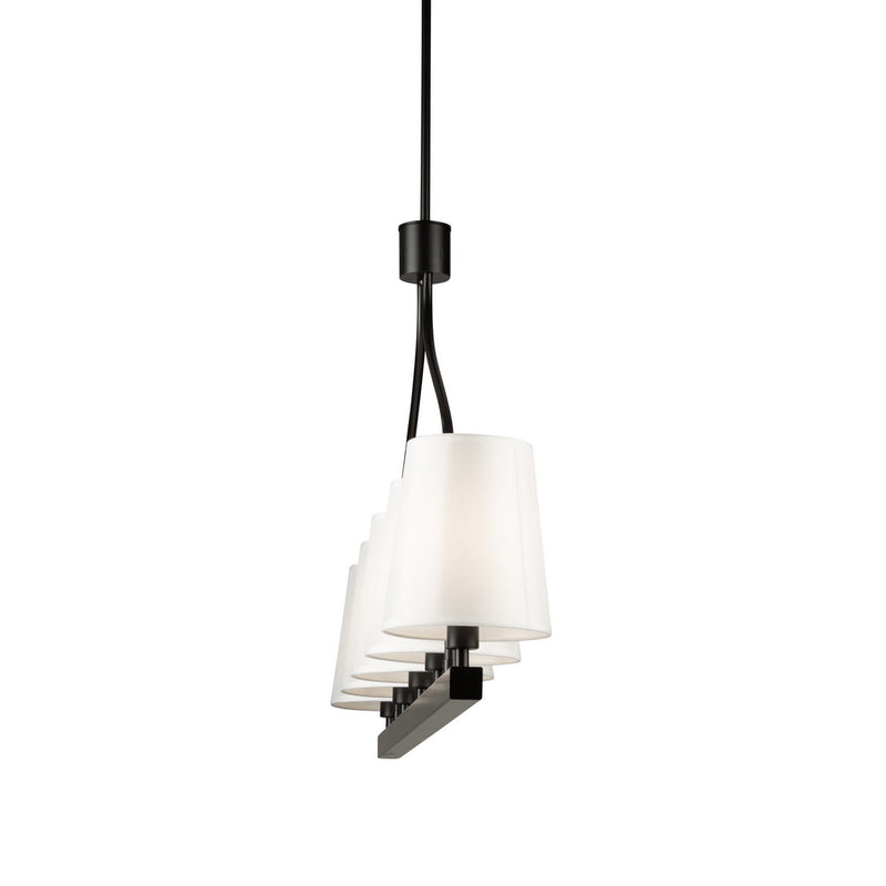 Five Light Island Pendant<br /><span style="color:#4AB0CE;">Entrega: 4-10 dias en USA</span><br /><span style="color:#4AB0CE;font-size:60%;">PREGUNTE POR ENTREGA EN PANAMA</span><br />Collection: Rhythm<br />Finish: Black