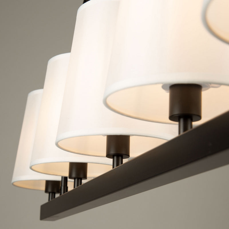 Five Light Island Pendant<br /><span style="color:#4AB0CE;">Entrega: 4-10 dias en USA</span><br /><span style="color:#4AB0CE;font-size:60%;">PREGUNTE POR ENTREGA EN PANAMA</span><br />Collection: Rhythm<br />Finish: Black