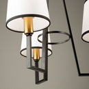 Artcraft Canada - SC13343BK - Three Light Chandelier - Coco - Gold, Black