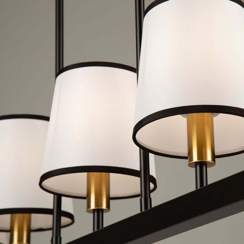 Five Light Island Pendant<br /><span style="color:#4AB0CE;">Entrega: 4-10 dias en USA</span><br /><span style="color:#4AB0CE;font-size:60%;">PREGUNTE POR ENTREGA EN PANAMA</span><br />Collection: Coco<br />Finish: Gold, Black
