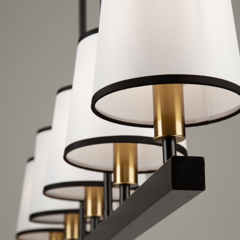 Five Light Island Pendant<br /><span style="color:#4AB0CE;">Entrega: 4-10 dias en USA</span><br /><span style="color:#4AB0CE;font-size:60%;">PREGUNTE POR ENTREGA EN PANAMA</span><br />Collection: Coco<br />Finish: Gold, Black