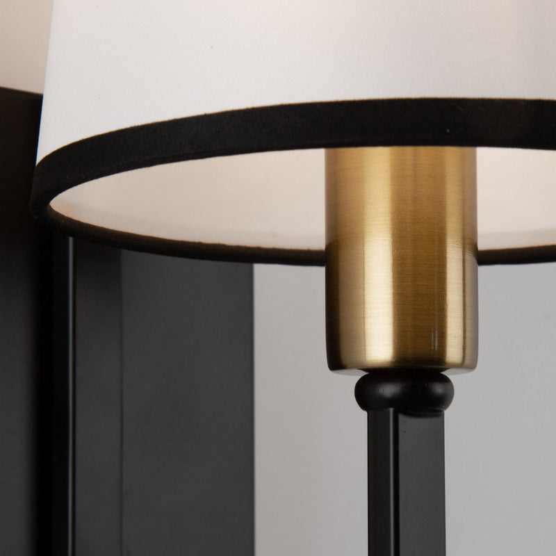 Artcraft Canada - SC13347BK - One Light Wall Sconce - Coco - Gold, Black