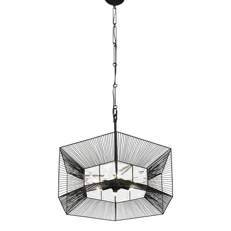 Six Light Pendant<br /><span style="color:#4AB0CE;">Entrega: 4-10 dias en USA</span><br /><span style="color:#4AB0CE;font-size:60%;">PREGUNTE POR ENTREGA EN PANAMA</span><br />Collection: Arcade<br />Finish: Carbon