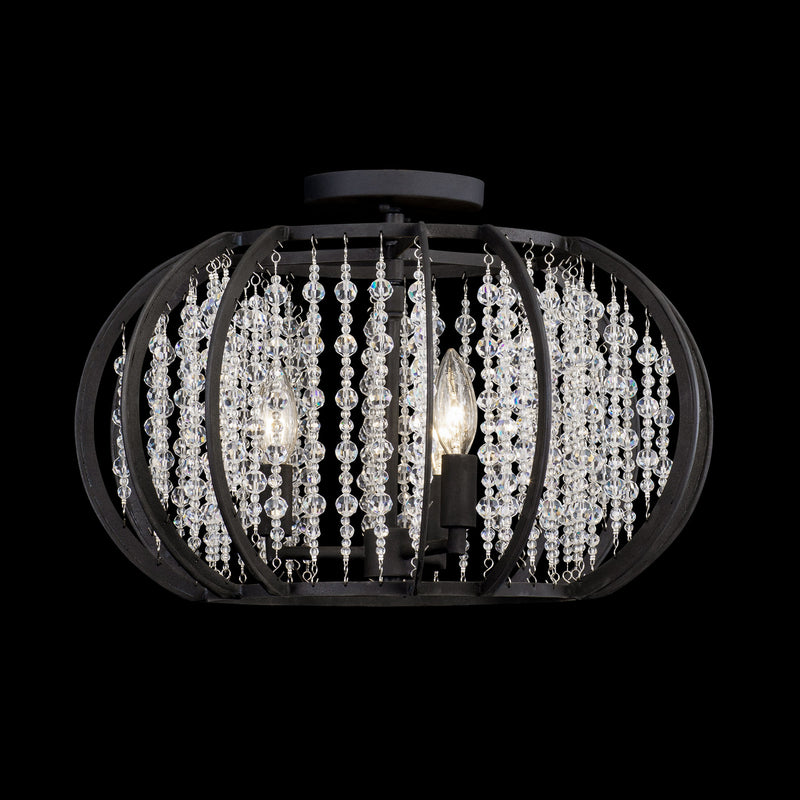 Three Light Semi-Flush Mount<br /><span style="color: