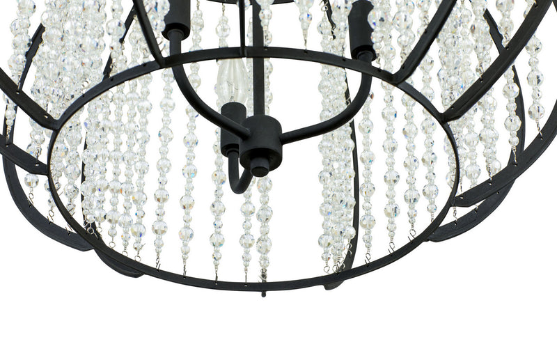 Varaluz - 367P03CB - Three Light Pendant - Caesar - Carbon