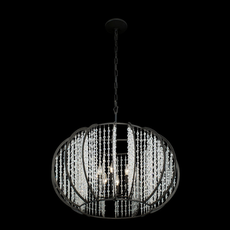 Eight Light Pendant<br /><span style="color:#4AB0CE;">Entrega: 4-10 dias en USA</span><br /><span style="color:#4AB0CE;font-size:60%;">PREGUNTE POR ENTREGA EN PANAMA</span><br />Collection: Caesar<br />Finish: Carbon