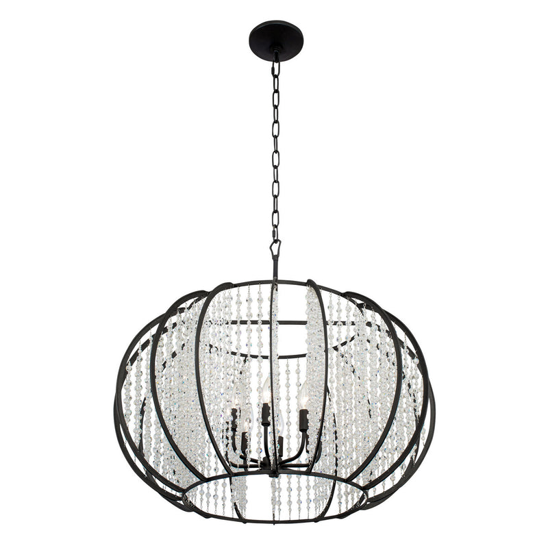 Eight Light Pendant<br /><span style="color:#4AB0CE;">Entrega: 4-10 dias en USA</span><br /><span style="color:#4AB0CE;font-size:60%;">PREGUNTE POR ENTREGA EN PANAMA</span><br />Collection: Caesar<br />Finish: Carbon