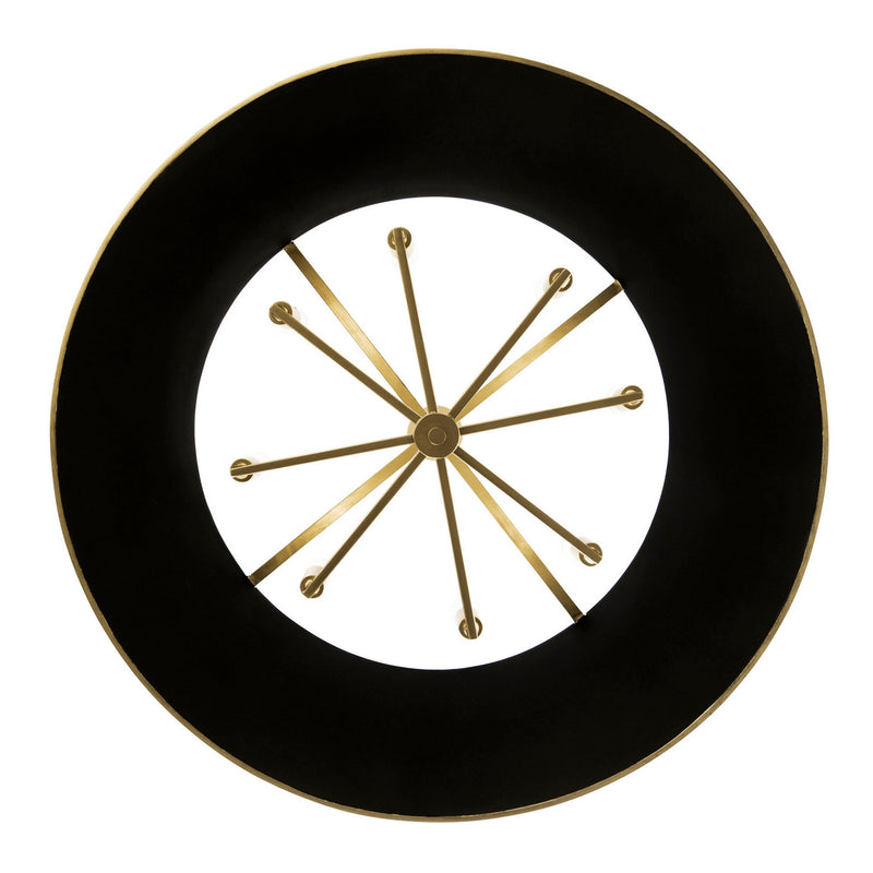 Eight Light Pendant<br /><span style="color:#4AB0CE;">Entrega: 4-10 dias en USA</span><br /><span style="color:#4AB0CE;font-size:60%;">PREGUNTE POR ENTREGA EN PANAMA</span><br />Collection: Coco<br />Finish: Matte Black/French Gold