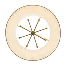 Eight Light Pendant<br /><span style="color:#4AB0CE;">Entrega: 4-10 dias en USA</span><br /><span style="color:#4AB0CE;font-size:60%;">PREGUNTE POR ENTREGA EN PANAMA</span><br />Collection: Coco<br />Finish: Matte White/French Gold