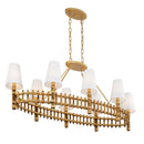 Eight Light Linear Pendant<br /><span style="color: