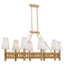 Eight Light Linear Pendant<br /><span style="color: