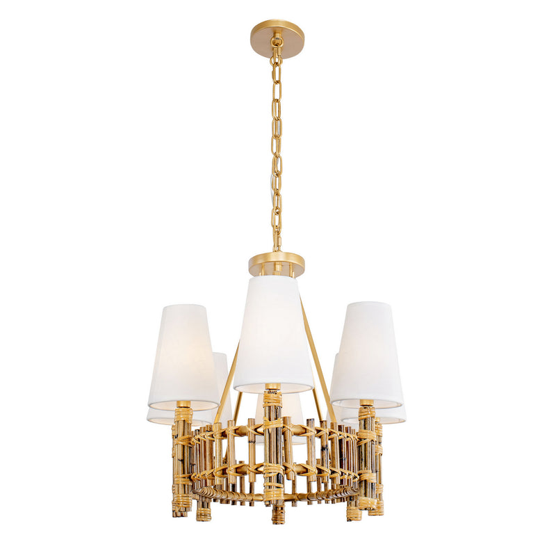 Eight Light Linear Pendant<br /><span style="color:#4AB0CE;">Entrega: 4-10 dias en USA</span><br /><span style="color:#4AB0CE;font-size:60%;">PREGUNTE POR ENTREGA EN PANAMA</span><br />Collection: Nevis<br />Finish: French Gold