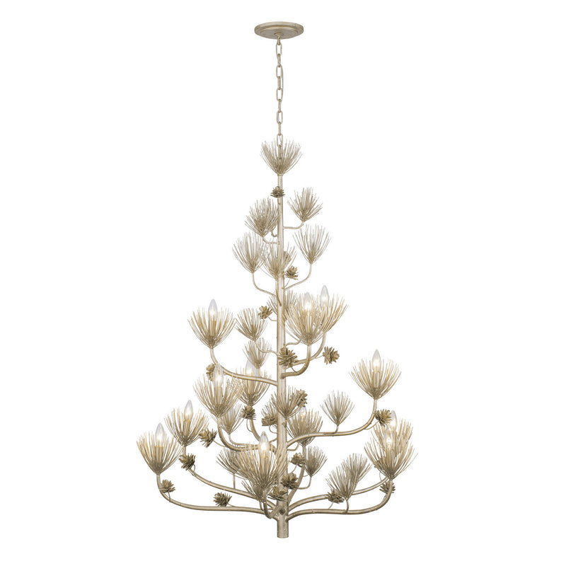 12 Light Chandelier<br /><span style="color:#4AB0CE;">Entrega: 4-10 dias en USA</span><br /><span style="color:#4AB0CE;font-size:60%;">PREGUNTE POR ENTREGA EN PANAMA</span><br />Collection: Pinion<br />Finish: Zen Gold