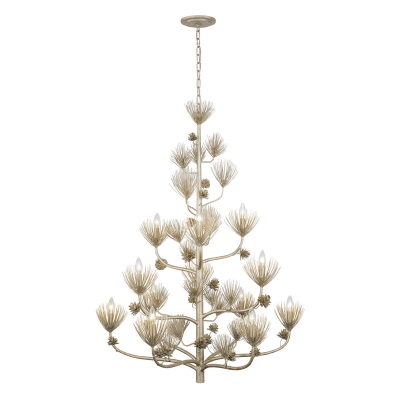 12 Light Chandelier<br /><span style="color:#4AB0CE;">Entrega: 4-10 dias en USA</span><br /><span style="color:#4AB0CE;font-size:60%;">PREGUNTE POR ENTREGA EN PANAMA</span><br />Collection: Pinion<br />Finish: Zen Gold