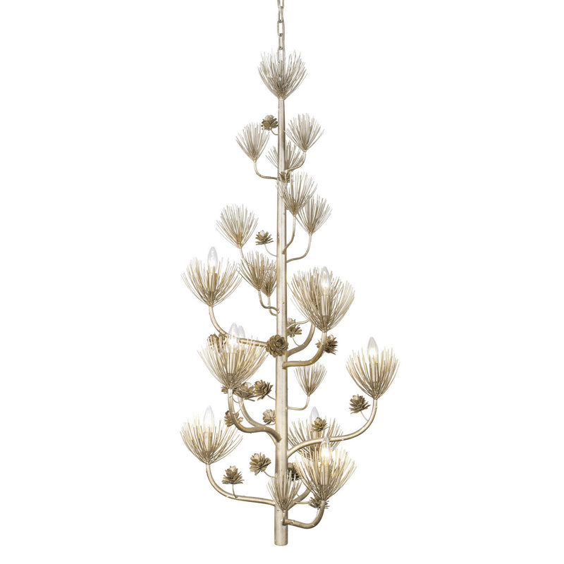 Nine Light Foyer Pendant<br /><span style="color:#4AB0CE;">Entrega: 4-10 dias en USA</span><br /><span style="color:#4AB0CE;font-size:60%;">PREGUNTE POR ENTREGA EN PANAMA</span><br />Collection: Pinion<br />Finish: Zen Gold