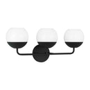 Three Light Bath Vanity<br /><span style="color:#4AB0CE;">Entrega: 4-10 dias en USA</span><br /><span style="color:#4AB0CE;font-size:60%;">PREGUNTE POR ENTREGA EN PANAMA</span><br />Collection: Alvin<br />Finish: Midnight Black
