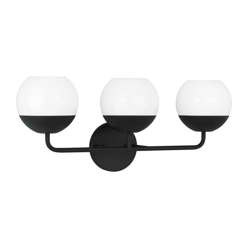 Three Light Bath Vanity<br /><span style="color:#4AB0CE;">Entrega: 4-10 dias en USA</span><br /><span style="color:#4AB0CE;font-size:60%;">PREGUNTE POR ENTREGA EN PANAMA</span><br />Collection: Alvin<br />Finish: Midnight Black