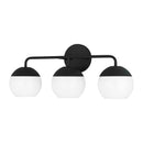 Three Light Bath Vanity<br /><span style="color:#4AB0CE;">Entrega: 4-10 dias en USA</span><br /><span style="color:#4AB0CE;font-size:60%;">PREGUNTE POR ENTREGA EN PANAMA</span><br />Collection: Alvin<br />Finish: Midnight Black
