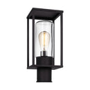 One Light Outdoor Post Lantern<br /><span style="color:#4AB0CE;">Entrega: 7-8 semanas en USA</span><br /><span style="color:#4AB0CE;font-size:60%;">PREGUNTE POR ENTREGA EN PANAMA</span><br />Collection: Vado<br />Finish: Black